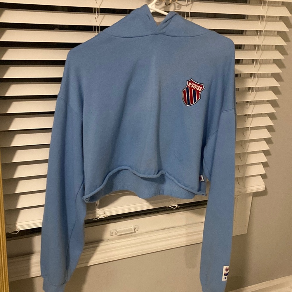 Womens Crop hoodie Kswiss size l